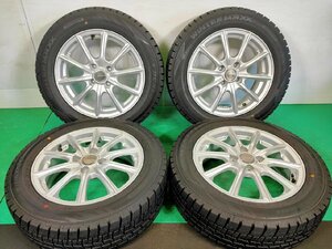 【ダンロップ WINTER MAXX WM02】175/65R15 2020年製　15x5.5J +42 4穴 PCD100　中古スタッドレス 4本【宮城発 送料無料】MYG-4291