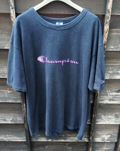 [ビンテージ]1990sチャンピオンchampionロゴTシャツ　ジャマイカ製