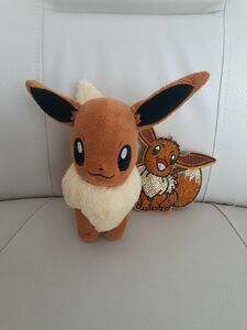 ポケモン　イーブイ2コセット　 ぬいぐるみ キーチェーンマスコット　