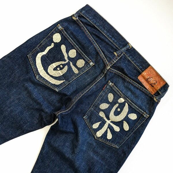 エヴィス EVISU lot2001 デニム 道楽 セルビッチ ボタンフライ ジーンズ ジーパン Gパン DENIM エビス