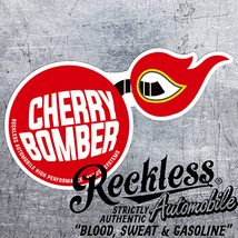 送料無料!★Reckless Automobileステッカー「CHERRY BOMBER」シボレー ダッジ FORD アメ車 グラスパックマフラー V8 V6 TRUCKIN' LOWRIDER _画像8