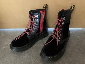 Dr.Martens × atmos Tarik Zipドクターマーチン × アトモス タリック ジップ　ブーツ　uk9 us10 28cm黒赤