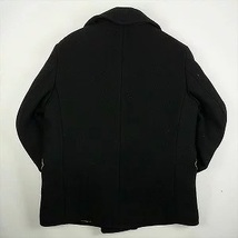 08aw テンダーロインTENDERLOIN T-RAIL COAT ピーコート　pコート　レザー切り替え　レザー切替　黒s_画像2