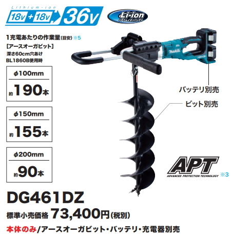 マキタ(Makita) アースオーガビット100ミリ A-71...+apple-en.jp