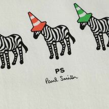 565 新品 Paul Smith ポールスミス Zebra Line Up　長袖 Tシャツ メンズ M_画像6