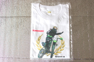 全日本モトクロス選手権　カワサキファクトリーチームライダー（2003）　溝口哲也選手 記念Tシャツ　フリーサイズ　新品未使用