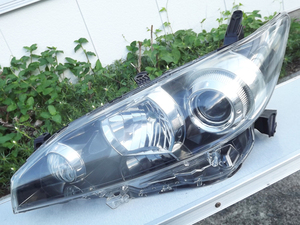 ●ブラックメッキ,HID,68-16★ウィッシュZGE20G/ZGE20W/ZGE21G/ZGE22W/ZGE25G/ZGE25W左ヘッドライト★純正,ヘッドランプ,ICHIKOH★Re:P