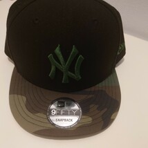 NEW ERA 9FIFTY ニューヨークヤンキース ベースボールキャップ ニューエラ NEWYORK YANKEES 野球帽 帽子 カモ柄 迷彩_画像2