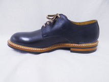 MOTO モト　新品未使用　#2111 5EYE PLAIN TOE SHOES 2サイズ NAVY クロムエクセルレザー_画像3