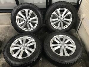 ＜美品・スタッドレス＞ 日産 純正 17インチ BLIZZAK DM-V3 225/65R17 2019年製 BS M+S ニッサン T32 エクストレイル