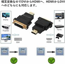  DVI-Iメス to HDMIオス変換アダプタ DVI DVI29pin DVI24＋5 DVI-I HDMI 金メッキ 変換アダプタ DVI-D_画像4