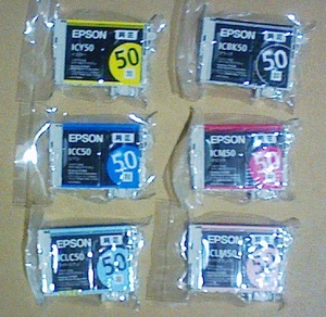 IC6CL50 期限不明 純正 ICBK50 ICC50 ICM50 ICY50 ICLC50 ICLM50 6個セット EPSON エプソン 風船 01