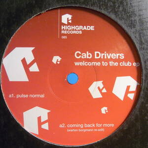 Cab Drivers - Welcome To The Club EP