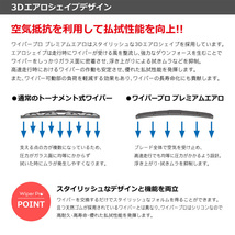 純正エアロタイプ ワイパー bB/bBオープンデッキ H17.12～ QNC20、QNC21、QNC25 送料無料 シリコン コーティング 1台分/2本SET GC5048_画像5