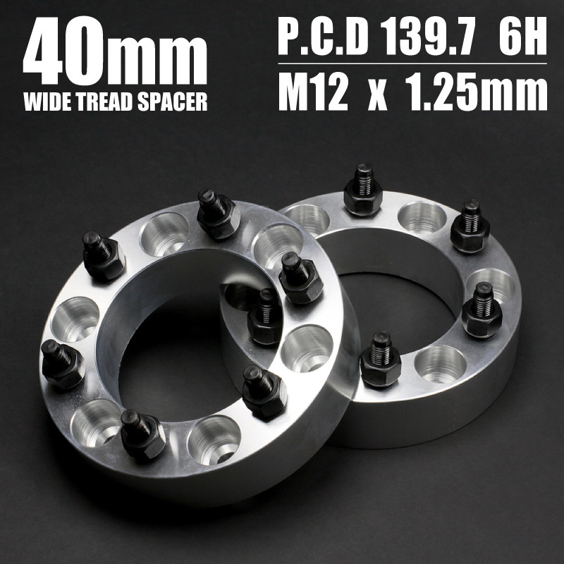 ワイドトレッドスペーサー PCD 139.7 6H M12×1.25 40mm 