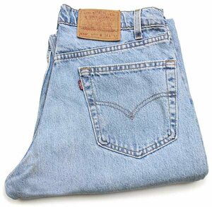 ★90s USA製 Levi'sリーバイス 550 デニムパンツ w34 L32★SDP619 オールド ジーンズ テーパード ルーズ ワイド バギー ストーンウォッシュ