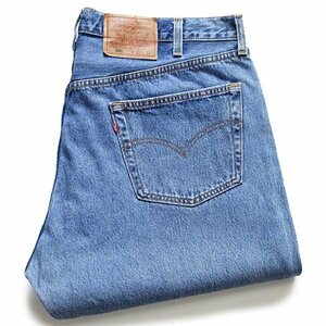 ★90s USA製 Levi'sリーバイス 501 デニムパンツ w42 L32★88 オールド ビンテージ ジーンズ ストレート ストーンウォッシュ ビッグサイズ