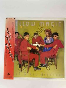 直筆サイン YMO 坂本龍一 細野晴臣 高橋幸宏 LPレコード