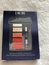 新品未使用 DIOR ディオール プラチナ会員限定 ミニChristian Dior アイ＆リップパレット メイク シャドウ カラー 口紅 ブラシ 美容 化粧品_画像2