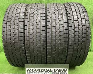 ★205/80R17.5 120/118L 4本 2020年製 ダンロップ DUNLOP WINTER MAXX LT03 溝約9～10mm程度 スタッドレス 中古★送料無料/一部地域を除く