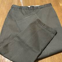 デカパンUSA製W100-股下74cm！ディッキーズ dickies 古着ワークパンツ チビタグ YKKジップ オリーブ アメカジ古着_画像4