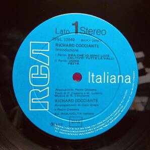 イタロ歌物PROG LP 〓 Riccardo Cocciante - Mu’72伊RCA原盤 〓メロトロン* PROMO * kit * 付属品全揃い*の画像6