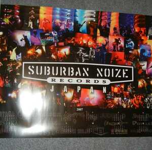 ◆ポスター◆Suburban Noize Records／3枚／Stoopid　Subnoize Souljaz　Big B　X-Clan　wicked wisdom／サバーバン・ノイズ・レコード