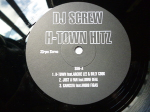 DJ Screw / H-Town Hitz レアGANGSTA 12EP 試聴可 Just A Fan / Gangsta / Do What You Like / 1,2,3 / Leaving You 収録