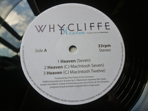 Whycliffe / Heaven 試聴可 爽やかメロディアス 12 UK R&B 