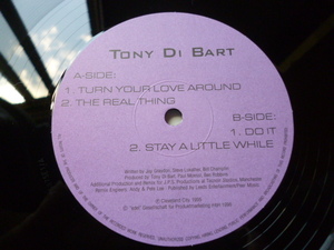 Tony Di Bart / Turn Your Love Around 試聴可 12EP GEORGE BENSON名曲カバー The Real Thing / Do It / Stay A Little While