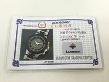 ●営MK106-60【稼働品】 J.HARRISON J ハリソン 4石 天然ダイヤモンド 電波ソーラー メンズ 腕時計 JH-024_画像3