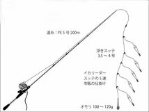 103193　夜光カラーでイカを誘う　浮きスッテ　ウキスッテ　6g　ホワイト（夜光タイプ）　15本セット　2段針　スルメイカ　ヤリイカ_画像9