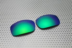 LINEGEAR　オークリー　X-Squared用交換レンズ　ポリカレンズ　グリーンジェイド　Oakley　X-Metal