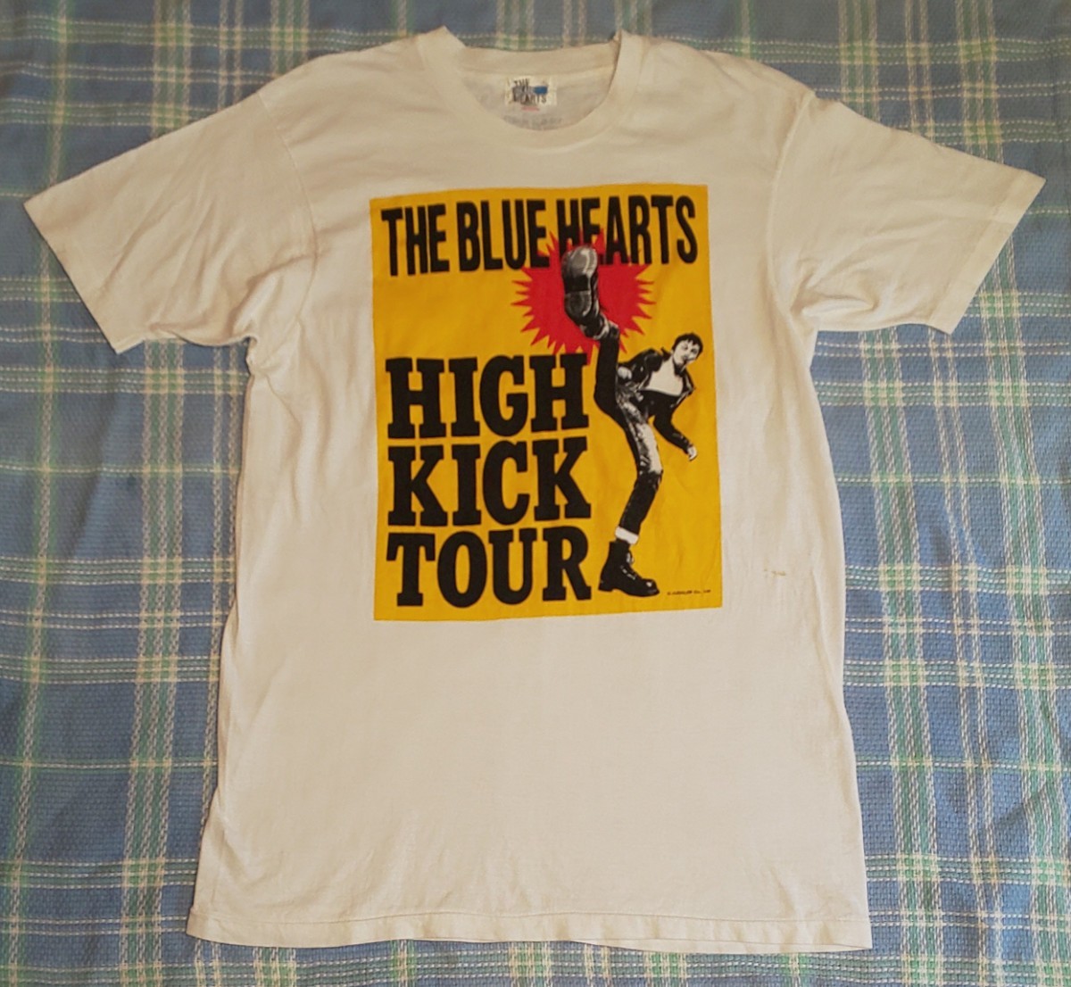 長袖 レア ブルーハーツ Ｔシャツ THE BLUE HEARTS 凸凹TOUR-