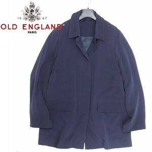 ◆OLD ENGLAND オールド イングランド オーバーシルエット ハーフ コート ジャケット 紺 ネイビー 38