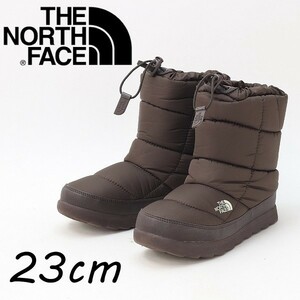 ◆THE NORTH FACE ノースフェイス NFW51585 W Nuptse Bootie ヌプシ ブーティー スノー ブーツ ダークブラウン 23cm