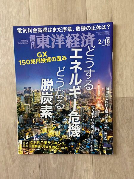 週刊東洋経済 どうするエネルギー危機　どうなる脱炭素