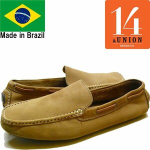 1 пункт предмет * Brazil производства туфли без застежки чай кожа обувь кожа deck shoes б/у одежда мужской 28.5 женский OK American Casual 90s Street / спорт б/у бренд 370002