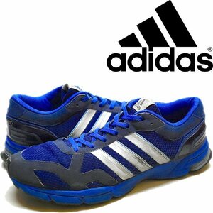 1点物◆アディダスadidasランニングスニーカー古着メンズ29.5レディースOKアメカジ90sストリート/スポーツシューズ厚底ダッド紺青370205