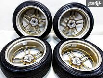 ●AVS MODEL5 モデル5 18インチ 8J +48 PCD114.3 5穴 5H 4本 ホイール 225/45ZR18 95Y タイヤ付 オデッセイ にて ステップワゴン ジェイド_画像7