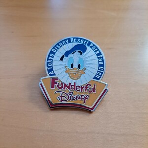 A Tokyo Disney Resort Park Fan Club FANderful ドナルドダック ピンバッジ ／ ドナルド ディズニー ピンバッチ ピンズ