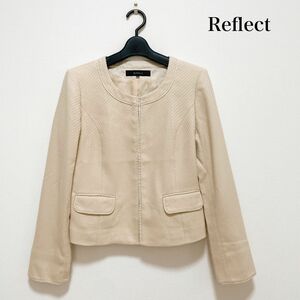 Reflect リフレクト ノーカラージャケット ツイード 11号 お仕事 セレモニー 七五三 入学式 入園式