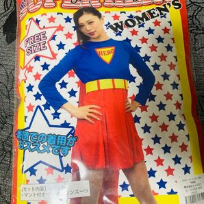 【新品】　SUPER HERO women's FREE SIZE コスプレ