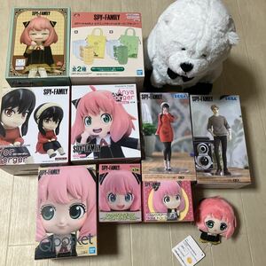 SPY×FAMILYセット　qposket ひっかけ　かくれんぼ　プチエットりらっくす　ぬーどるストッパー　プレミアム　ぬいぐるみアーニャ　ボンド