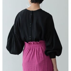 Re:EDIT 新品 前後2WAYボリュームスリーブシアーシャツブラウス リエディ 最終値下げ