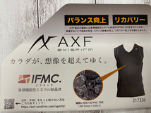 【0154】217326■黒■XOサイズ■10780円■Vネックタンクトップ■AXF アクセフ バランス向上 リカバリー イフミック_画像5