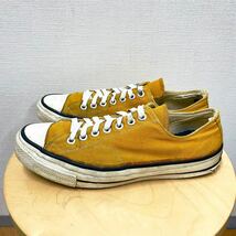 size10 USA製 70s オリジナル コンバース チャックテイラー マスタード ゴールド ビンテージ アメリカ製 からし ボロ 28.5センチ_画像1