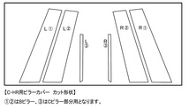 高品質3Mダイノック★彡C-HR カーボンピラーカバー ★6ピース★NGX10/NGX50/ZYX10_画像6