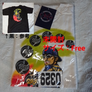 【未開封】オリックスブルーウェーブ　イチロー Tシャツ〈Free〉白/オリックス野球クラブ/7年連続首位打者記念/