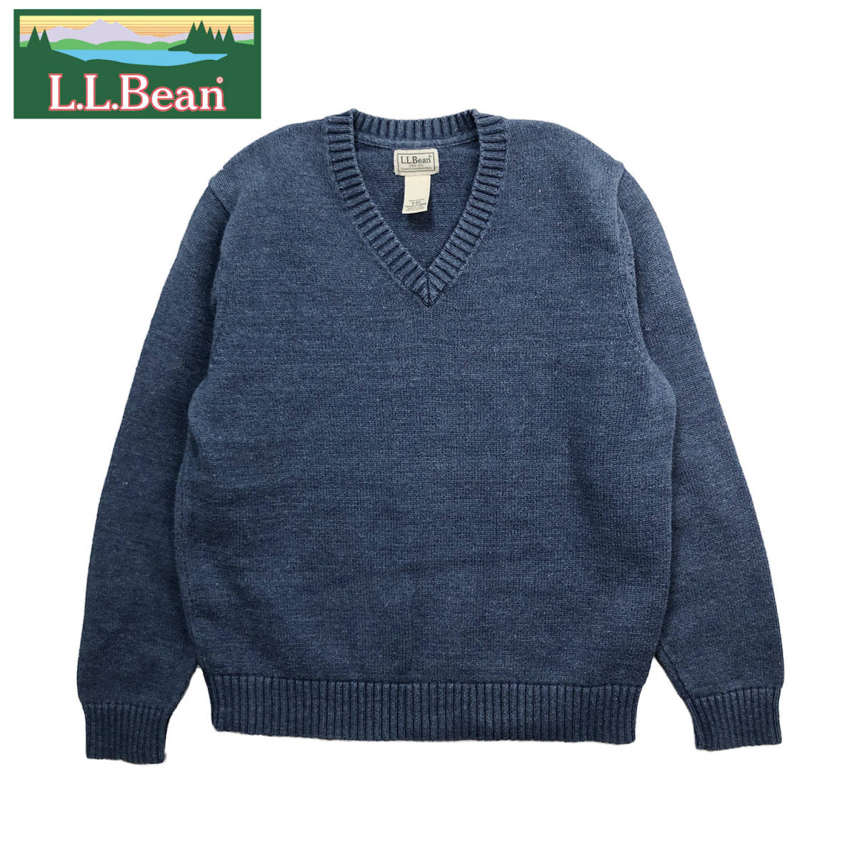 L L Bean｜メタルフック アイボリー カーディガン チロリアンニット